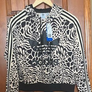 Animal Print Adidas Hoodie